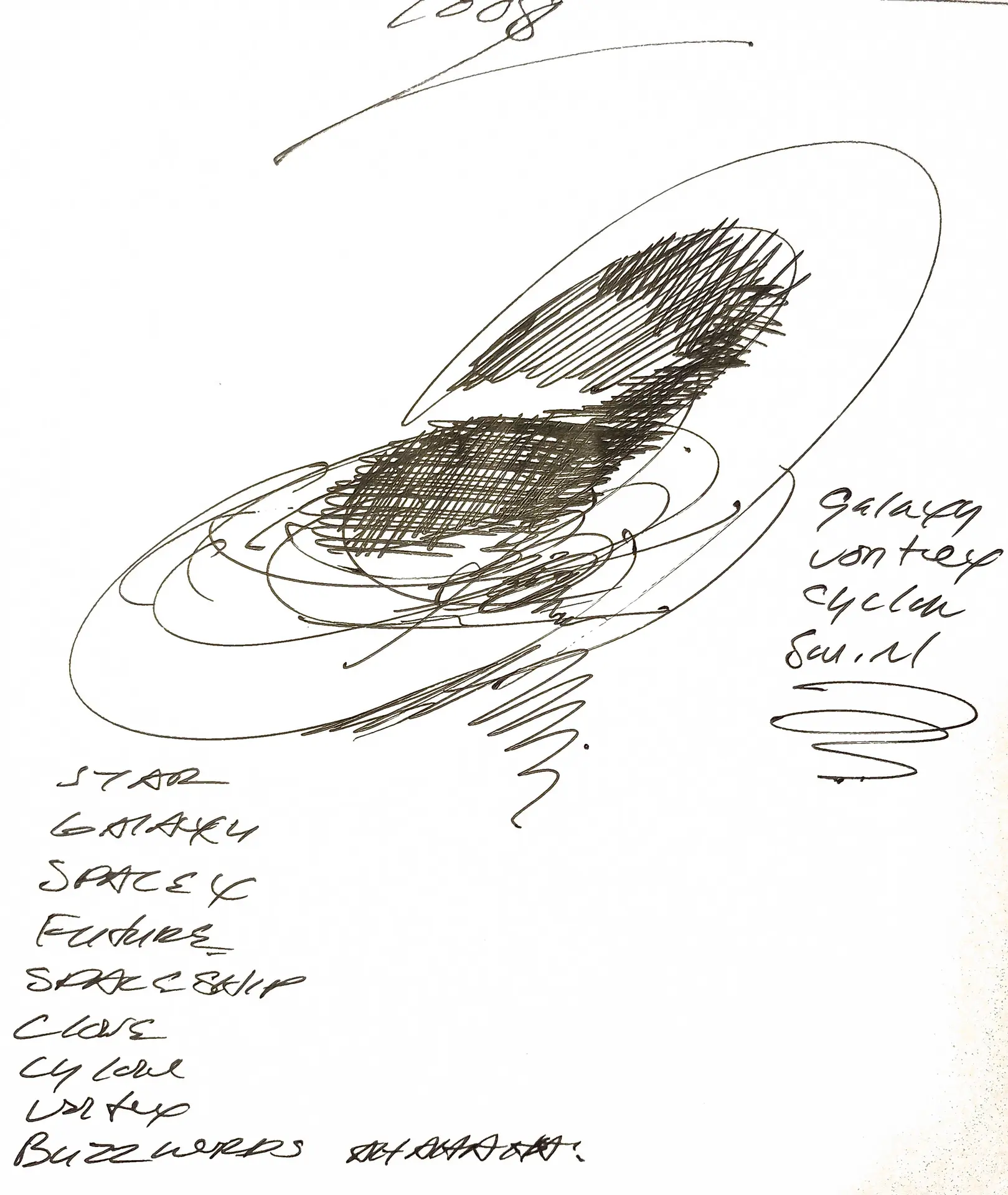 Remote Viewing Sketch 001