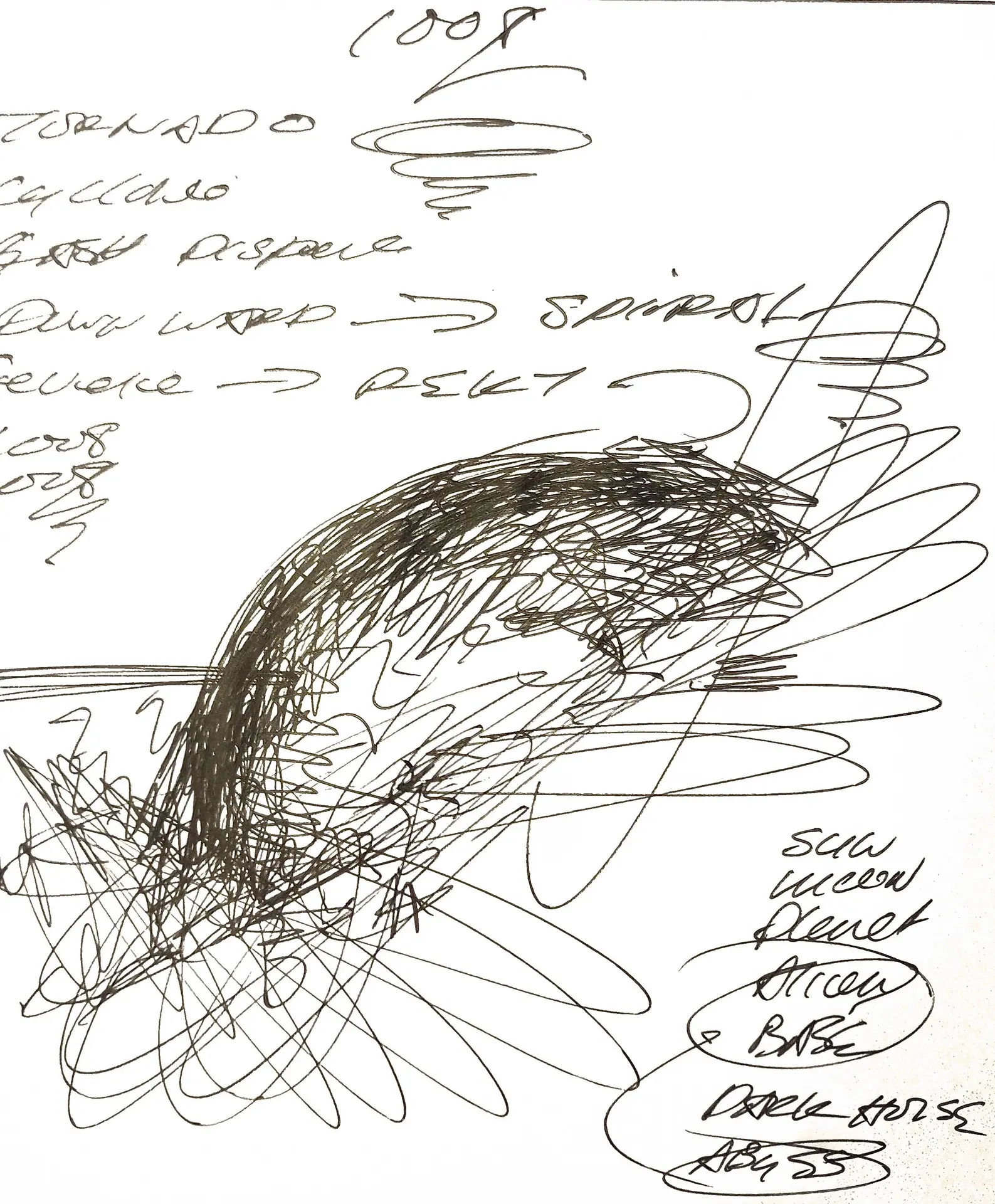Remote Viewing Sketch 003